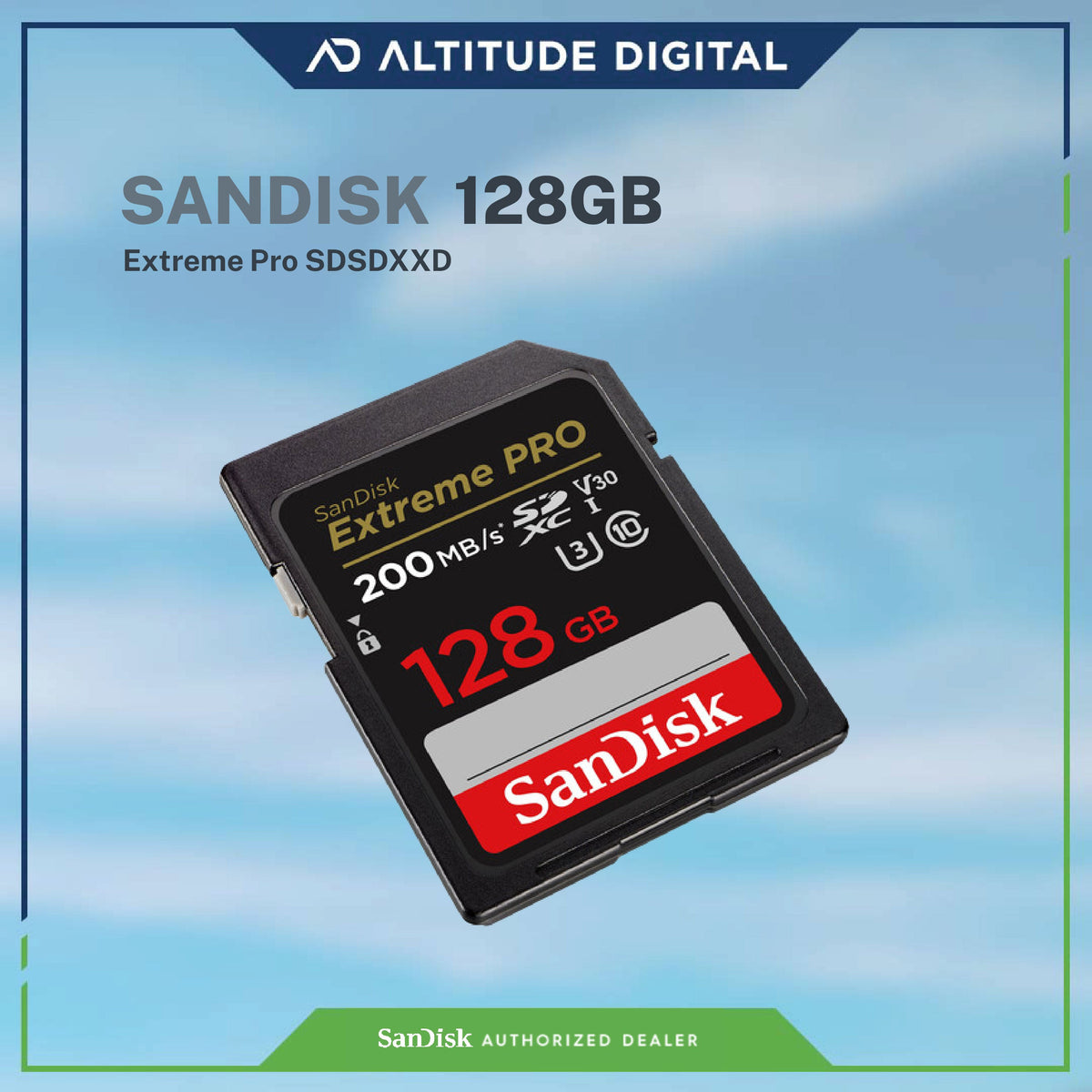 Sandisk Extreme Pro SDSDXXD Memory Card Altitude