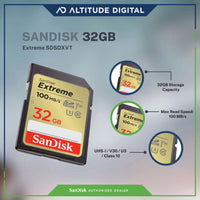 Sandisk 32GB Extreme SDSDXVT Features