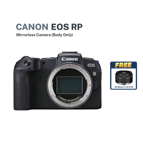 Canon EOS RP Body with FREE RF50mm f/1.8 STM
