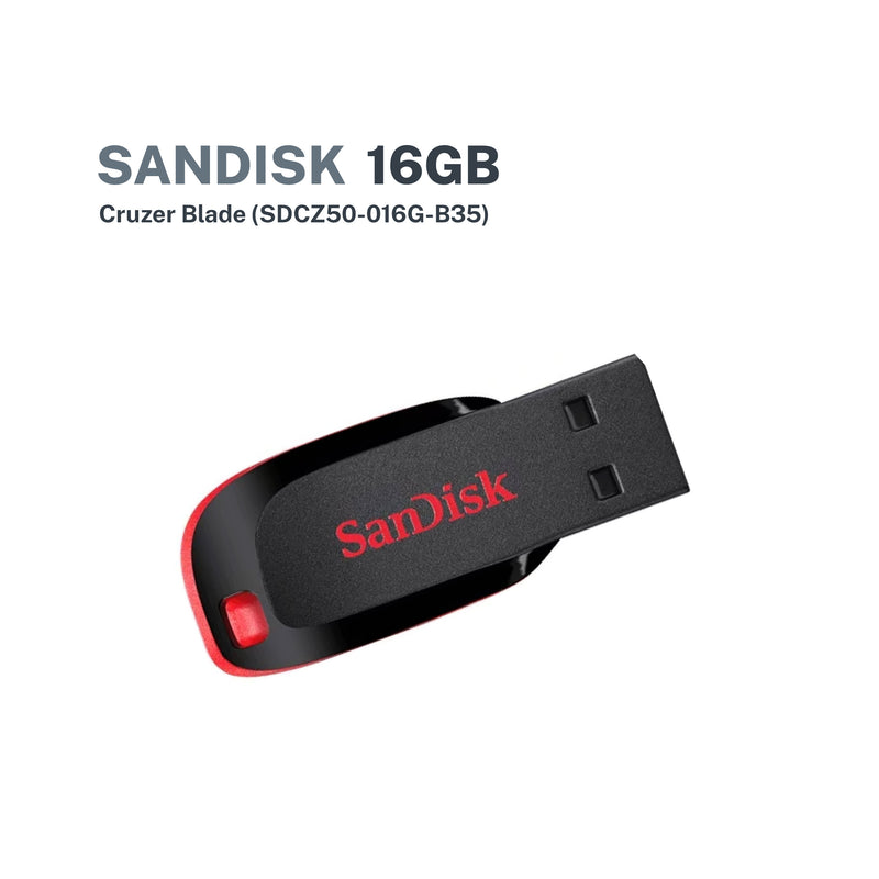 Sandisk Cruzer Blade CZ50 USB Flash Drive - Black