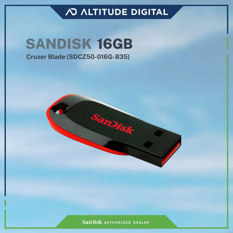 Sandisk Cruzer Blade CZ50 USB Flash Drive 32GB - Black