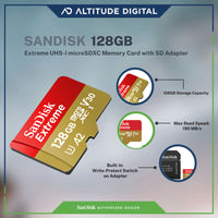 Sandisk 128GB Micro SD Memory Card Features