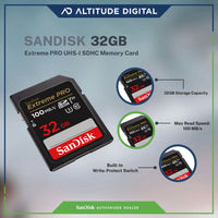 Sandisk Extreme Pro 32GB Memory Card Features