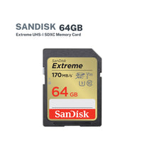 Sandisk 64GB Extreme UHS-I SDXC Memory Card
