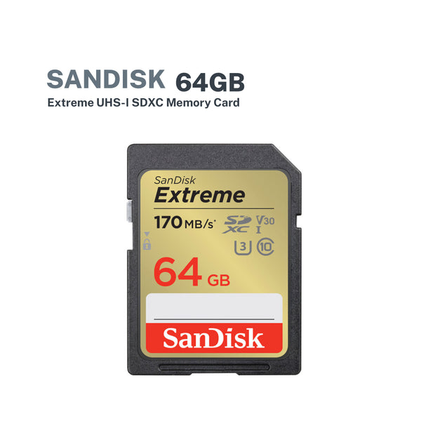 SanDisk Extreme SDXC, SDXV2 64GB