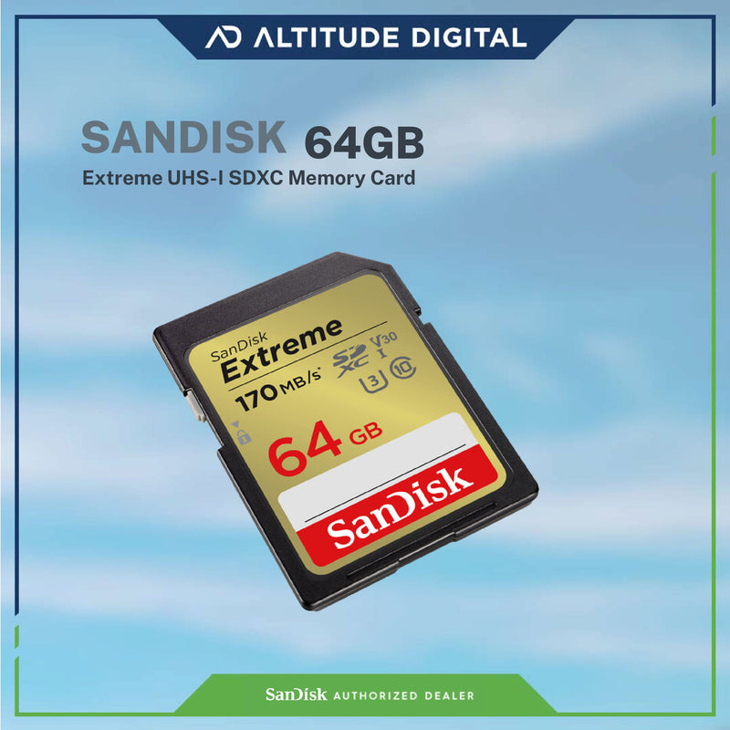 SanDisk Extreme SDXC, SDXV2 64GB