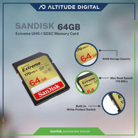 Sandisk Extreme 64GB Memory Card Features