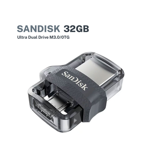 SanDisk Ultra Dual Drive m3.0, SDDD3 32GB, USB3.0, Black