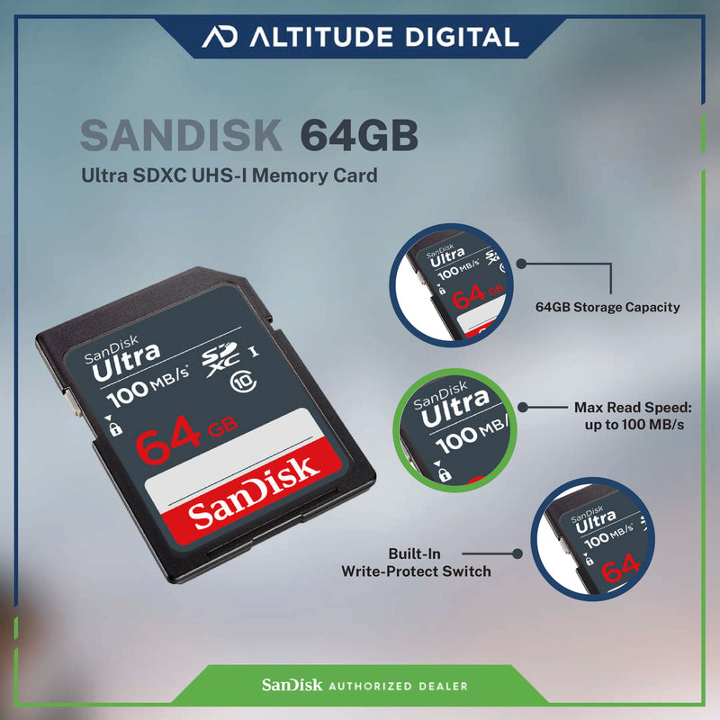 SanDisk Ultra SDXC, SDUNR 64GB