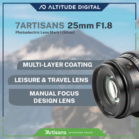 7Artisans 35mm F1.2 Mark II APS-C Manual Fixed Lens for leisure and travel