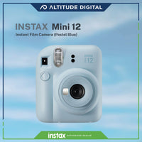 Instax Mini 12 Instant Film Camera (Pastel Blue)