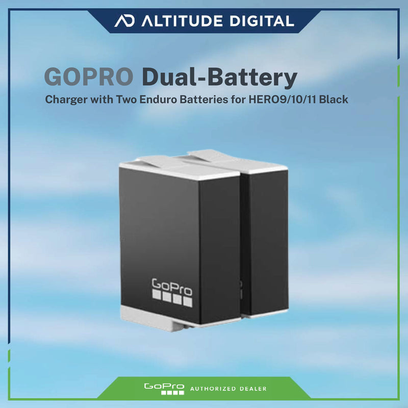 Chargeur de batterie double Gopro + batterie Enduro (HERO 9 - HERO