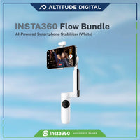 Insta360 Flow Bundle AI-Powered Smartphone Gimba Stabilizer White