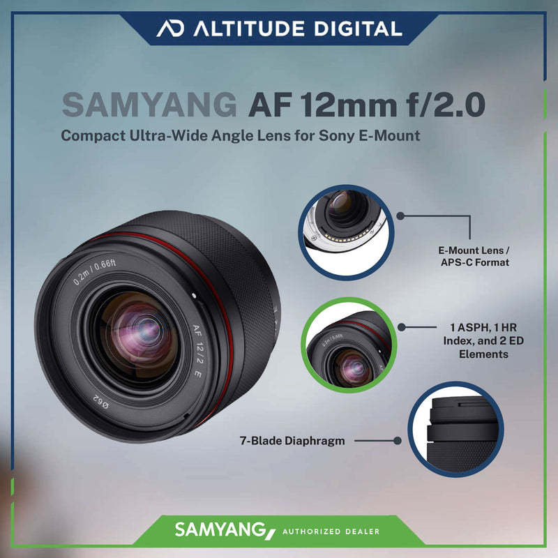 Combining DSLR and Mobile: 12mm Ultra Wide Aspherical Lens by