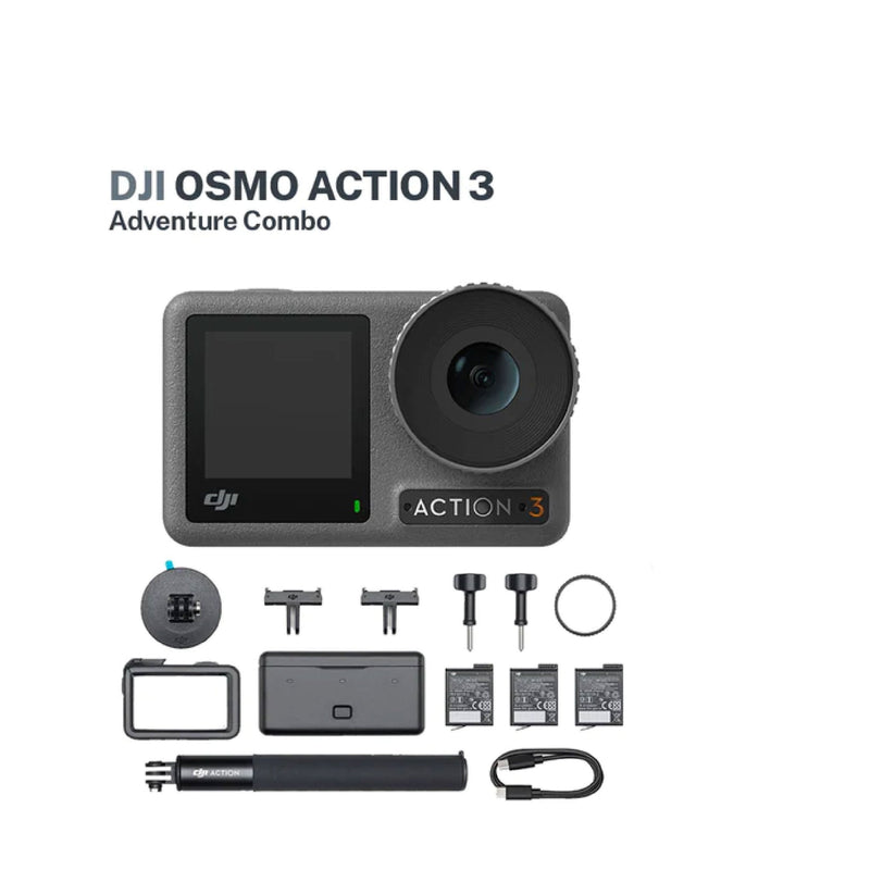 DJI Osmo Action 3 Camera Adventure Combo with FREE GB SanDisk Extrem