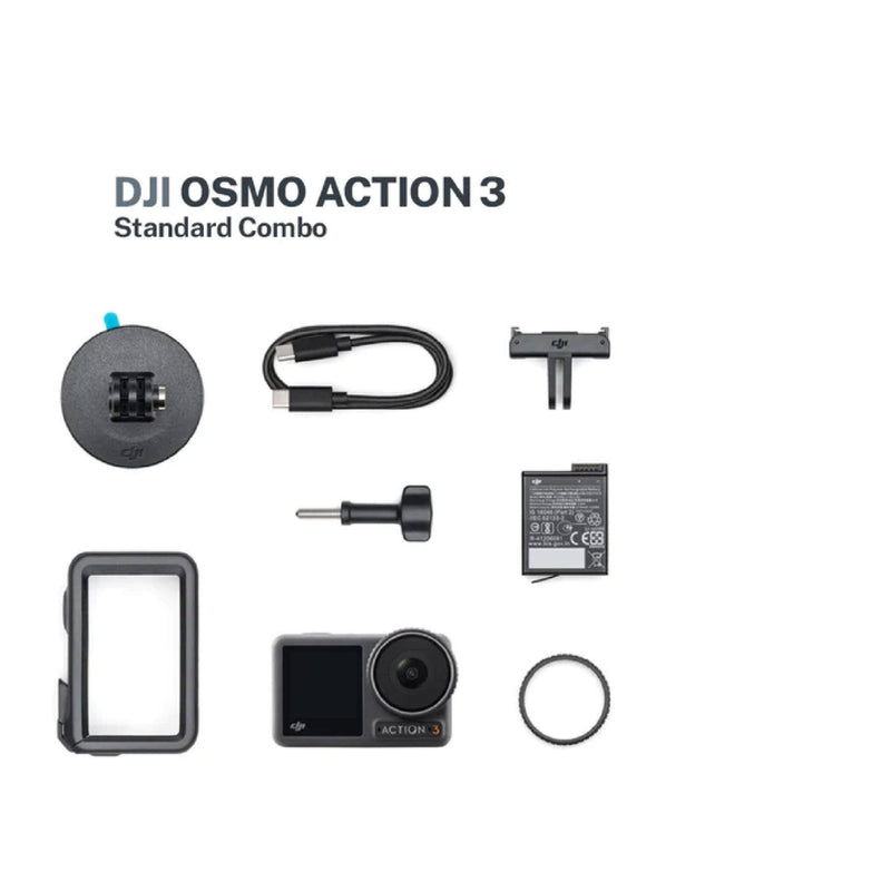 DJI Osmo Action Camera Standard Combo with FREE 64GB SanDisk