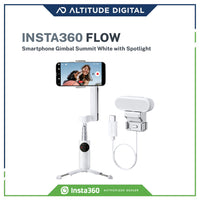Insta360 Flow Smartphone Gimbal Summit White with Spotlight