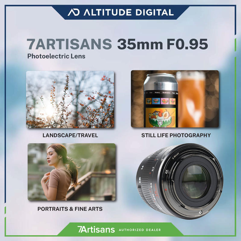7artisans 35mm F0 95 | Mirrorless Lens | Altitude Digital