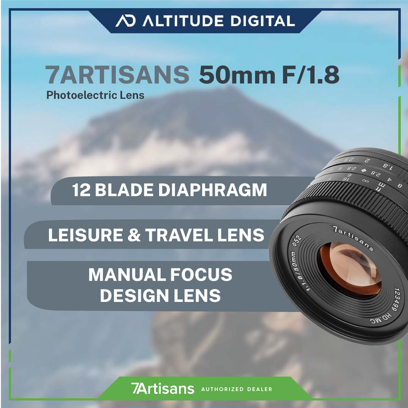 7Artisans 50mm F1.8 APS-C Manual Fixed Lens