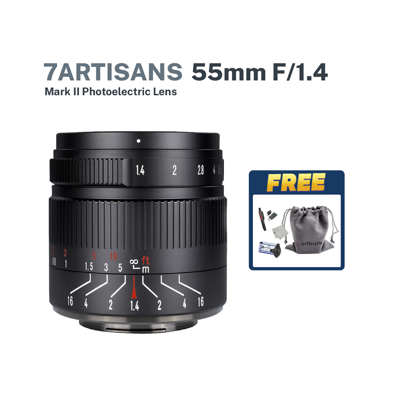 7artisans 55mm F1.4 (Mark II) APS-C Manual Fixed Lens