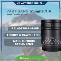 7artisans 55mm F1.4 APS-C Manual Fixed Lens (Mark II) for the Fuji X