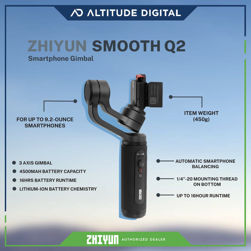 Zhiyun-Tech Smooth-Q2 Smartphone Gimbal Stabilizer