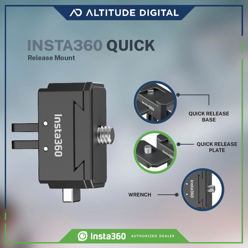 Zhixteu Supporto a Sgancio Rapido per Insta360 X4, Adattatore di Montaggio per Telecamera Panoramica con Filettatura da 1/4 per Convertire l'Accessorio per Telecamera X4 Zhixteu Supporto a Sgancio Rapido per Insta360 X4, Adattatore di Montaggio per Telecamera Panoramica con Filettatura da 1/4 per Convertire l'Accessorio per Telecamera X4