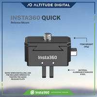 how to use the Insta360 Quick Release Mount