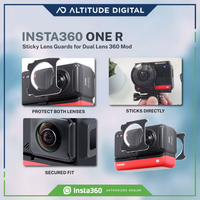 How to use the Insta360 ONE R Sticky Lens Guard