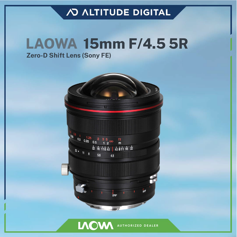 Laowa 15mm f/4.5R Zero-D Shift (Pre-Order)