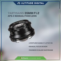 7Artisans Photoelectric 35mm F1.2 Mark I APS-C Manual Fixed Lens for the Fuji FX Mount
