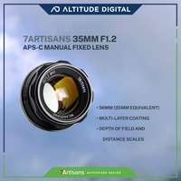 7Artisans Photoelectric 35mm F1.2 Mark I APS-C Manual Fixed Lens for the Canon EOS-M Mount
