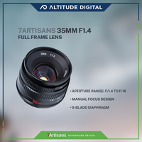 7Artisans 35mm f1.4 Full Frame Lens with a Sigma L Mount