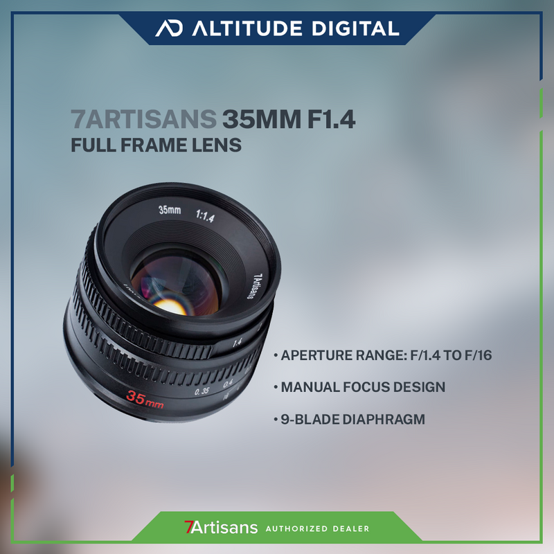 7Artisans 35mm f1.4 Full Frame Lens