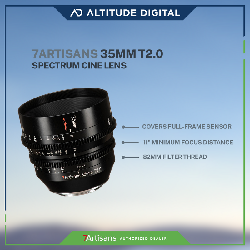 7artisans Photoelectric 35mm T2.0 Spectrum Cine Lens