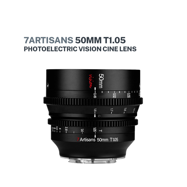 7Artisans 50mm T1.05 APS-C MF Cine Lens - Altitude