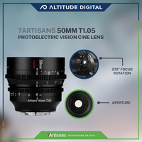 7artisans Photoelectric 50mm T1.05 Vision Cine Lens Features