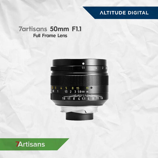 7artisans 50mm F1.1 Full Frame Lens