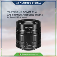 7Artisans 55mm F1.4 Photoelectric Prime Manual Fixed Lens Mark I for Canon EOS-M Mount