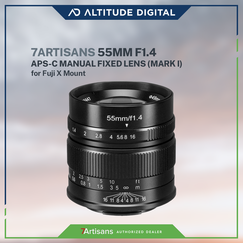 7Artisans 55mm F1.4 Photoelectric Prime Manual Fixed Lens Mark I