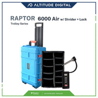 Raptor 6000 Air Trolley Series with Divider and Secure Lock (Blue)
