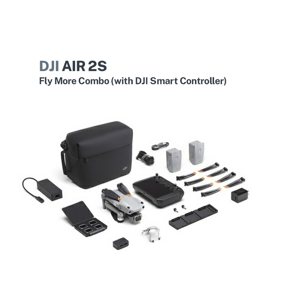 DJI Air 2S Fly More Combo Drone (DJI Smart Controller)