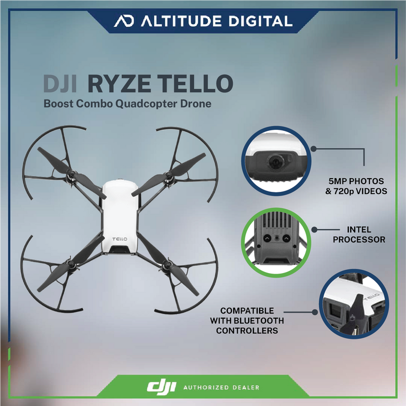 Tello DJI BOOST Ryze Drone COMBO