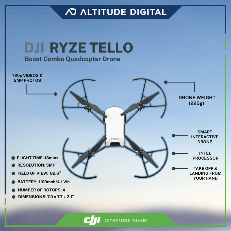 DJI Ryze Tello Drone BOOST COMBO