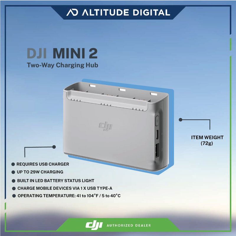 DJI Mini 2 ACCESSORIES: Two-Way Charging Hub