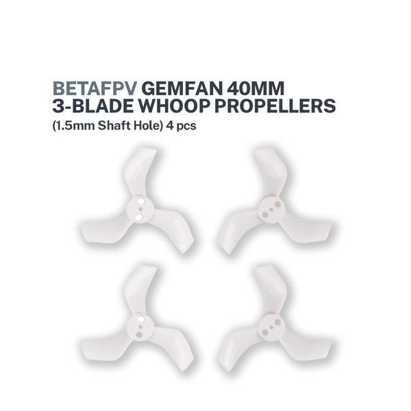 Gemfan 40mm 3-blade Whoop Propellers (1.5mm Shaft Hole) (4pcs)