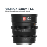 Viltrox 23mm T1.5 Manual Focus Cine Lens - Sony E-mount
