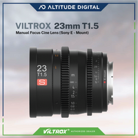 Viltrox 23mm T1.5 Manual Focus Cine Lens for Sony Cameras