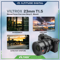 Viltrox 23mm T1.5 Manual Focus Cine Lens is great for environment, low light, ultra fast aperture photography