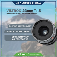 Viltrox 23mm T1.5 Manual Focus Cine Lens for DSLR cameras